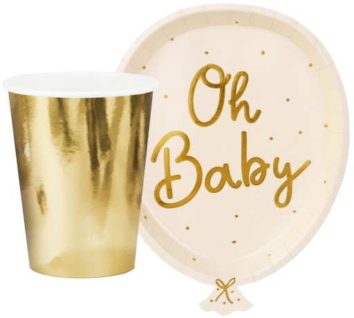 OH BABY POHÁRKY BALÓNOVÉ TANIERE SET-4671