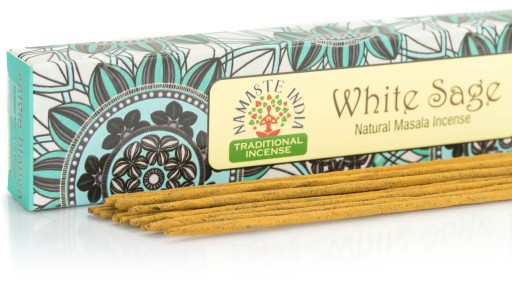 Namaste India vonná tyčinka - White Sage 15g