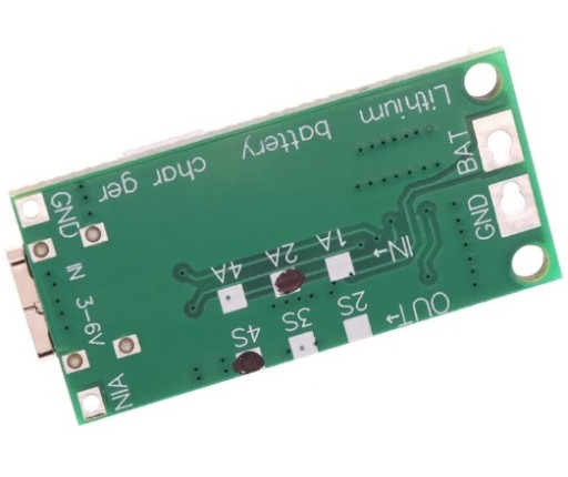 NABÍJACÍ MODUL BATÉRIE Li-Ion 18650 USB-C 2S 4A