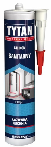 Sanitárny silikón hnedý 280 ml Titanium