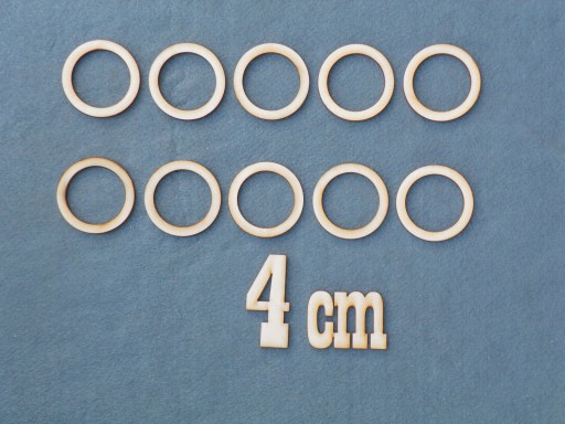 4 cm / 15 ks Kruhy Circle Rim Lapač snov Scrabki