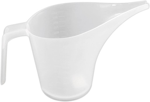 Plastový pohár, džbán s uškom, odmerka, 1000 ml