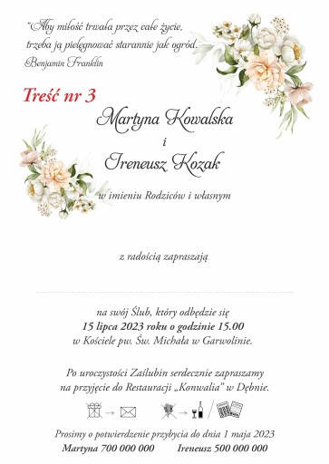 Svadobné oznámenia na svadbu s PERSONALIZÁCIOU