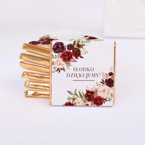 Svadobné ČOKOLÁDY Marsala Collection 10 ks