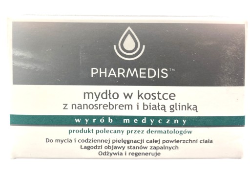 Tyčinkové mydlo Pharmedis s nanostriebrom a bielym ílom