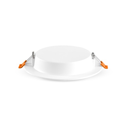 Videx LED vstavané svietidlo, biele, okrúhle, 12W, 900lm, 4000