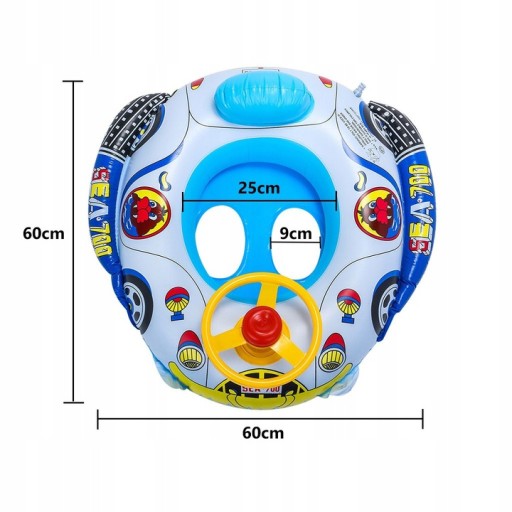 NAFUKOVACIE VODNÉ PLÁVANIE 70CM