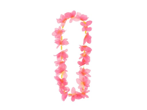Havajský náhrdelník Butterflies pink Hawaii Garland