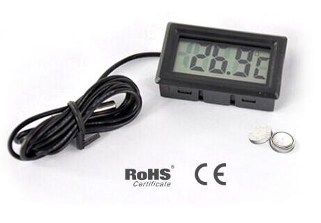 ELEKTRONICKÝ PANEL TEPLOMER SONDA -50+110 DLHÝ - 5M KÁBEL + BATÉRIE
