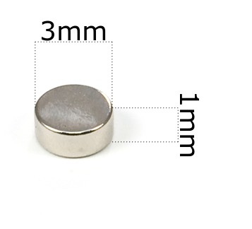 SILNÝ VALEC NEODYMOVÝ MAGNET 3x1 - SADA 100 / NEODYMOVÝCH MAGNETOV /