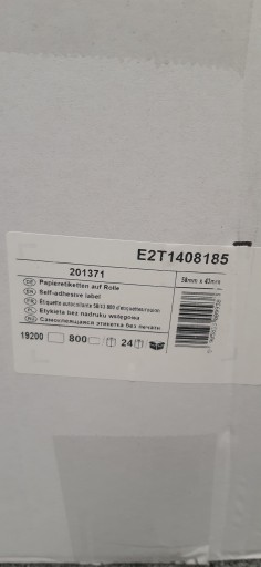 TEPELNÁ ŠTÍTKA SAMOLEPIACA ZEBRA 58x43mm 800