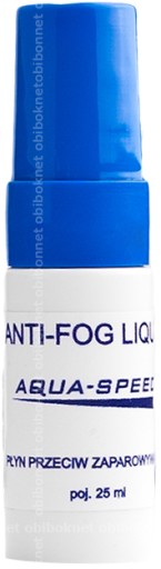 AQUA SPEED ANTI-FOG tekutina proti zahmlievaniu 25ml