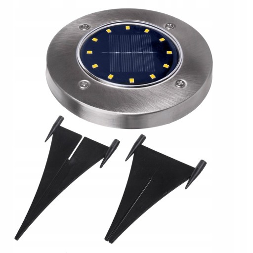 SLNEČNÁ ZÁHRADNÁ LAMPA, NAJAZDENÁ, HNACÍ DISK