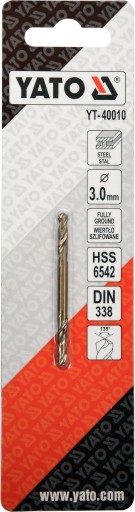 YATO OBOJSTRANNÝ VŔTAČ DO KOVU 3,0 mm YT-40010