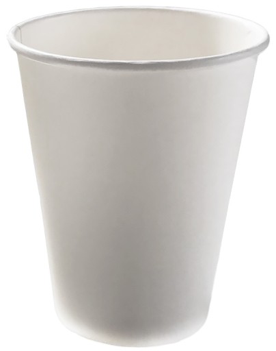 Papierová šálka na kávu, biela, 180ml, 50ks, 73mm