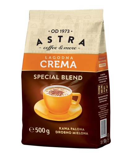 ASTRA jemne mletá káva CREMA 500g