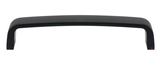 KLASICKÁ ÚCHYTKA PODKROVNÉHO NÁBYTKU, MAT ČIERNA, 128 MM