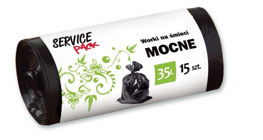 Vrecia na odpadky, LDPE odpadkový kôš, Set 35L, 15 ks