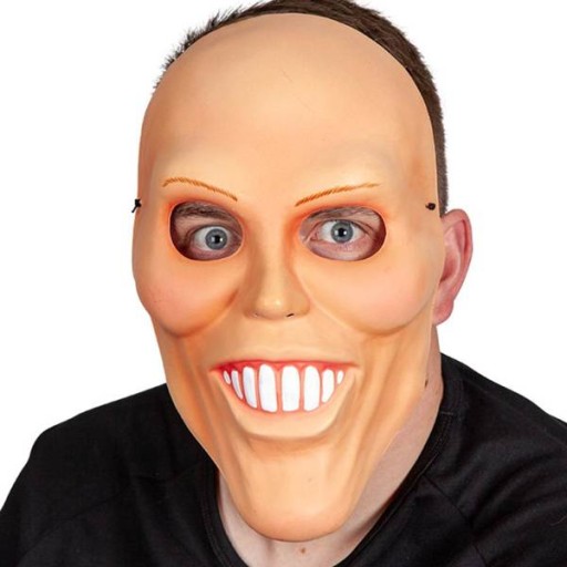 MASKA DIVNÉHO MUŽA S ÚSMEVOVÝMI ZÚBKAMI STRAŠNÝ HALLOWEEN