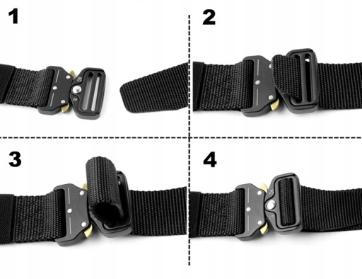 Reverzný vojenský taktický popruh QR Belt