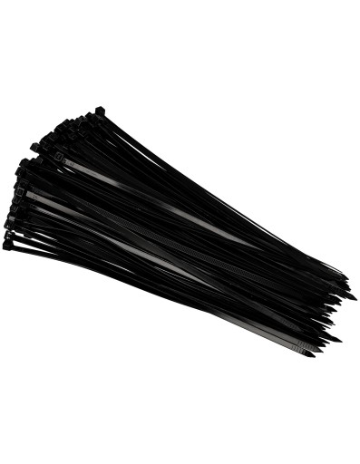 Sťahovacie pásky 4,6x250mm Čierna 100 ks