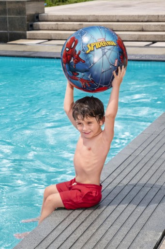 Nafukovacia plážová lopta Spider-Man 2+ 34 cm Bestway