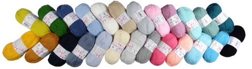 BABY ONE K258 PEACH priadza ZGASZO 100g 250m 15269