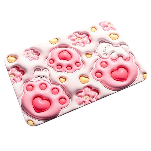 3D protišmykový absorpčný detský koberček do kúpeľne