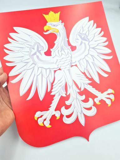 Veľký poľský znak (~ formát A3, hrubý papier 300 g)