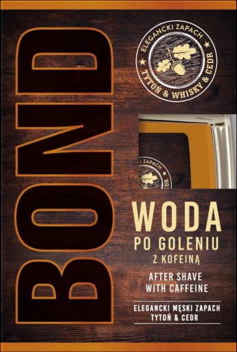 BOND WHISKEY voda po holení 100 ml