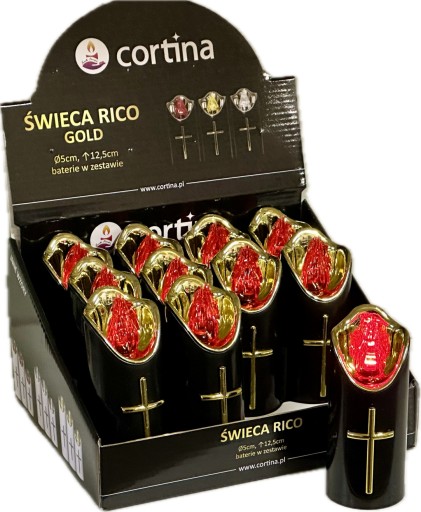 RICO SVIEČKA LED VLOŽKA EFEKT PLAMEŇA 12,5 cm