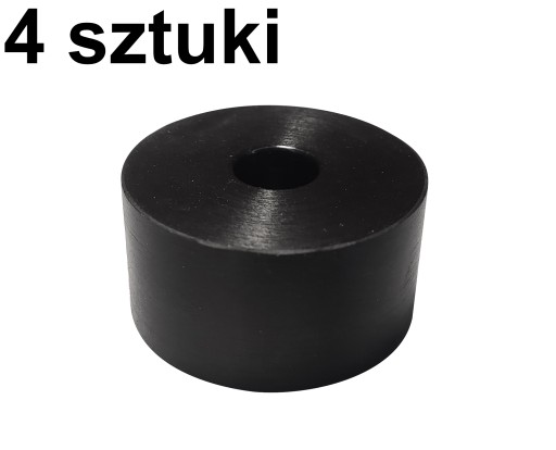 Antivibračná podložka, gumový izolátor vibrácií 40 x 10 x 20 mm - 4 kusy