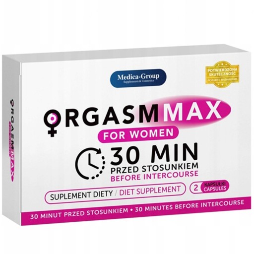 Kapsuly na libido Orgasm Max pre ženy