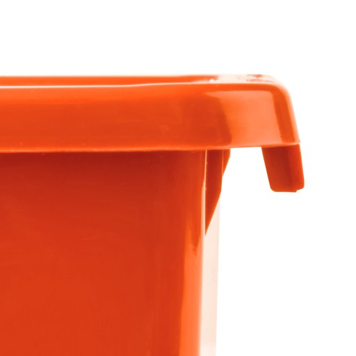 Úložný kontajner 10x Organizér NP4 ORANŽOVÝ