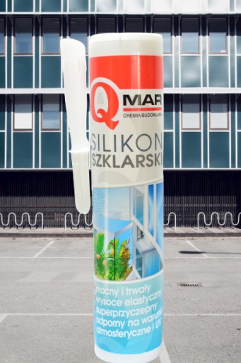 QMAR SKLO SILIKÓNOVÝ ČÍRY TESNENIE OKIEN