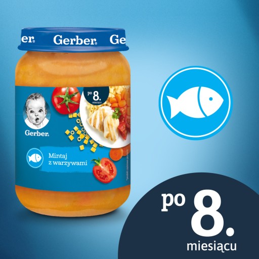 GERBER pollock večera so zeleninou 190g