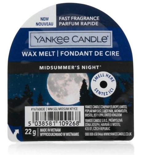 YANKEE CANDLE MIDSUMMER'S NIGHT 22 vonný vosk