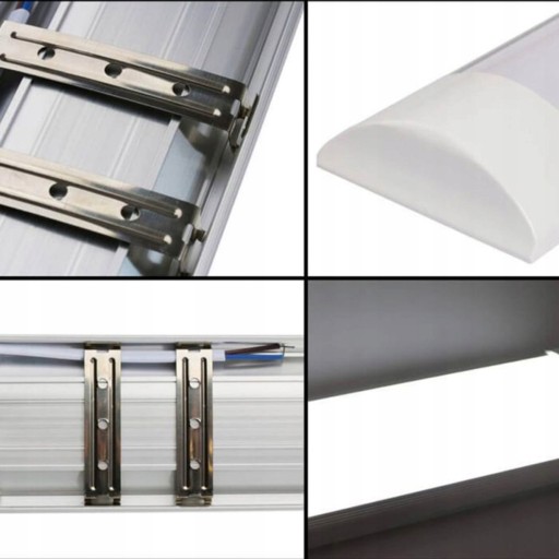 Prisadené LED panelové svietidlo 90 cm pre garážovú dielňu, žiarivkové svietidlo