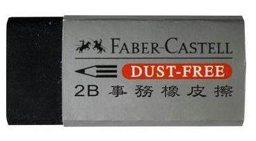 FABER-CASTELL Bezprašná guma čierna