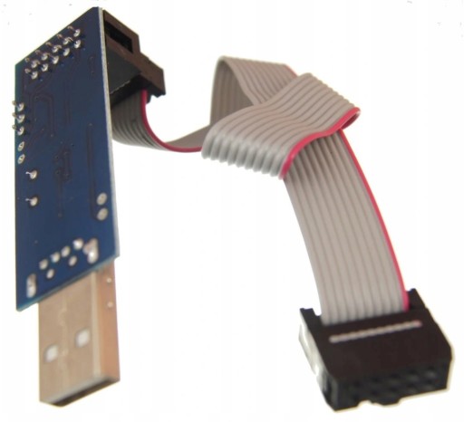 AVR USBasp programátor mikrokontrolérov + páska