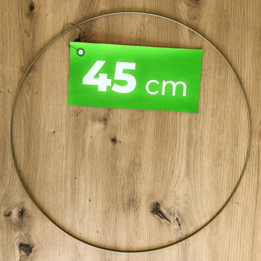 Kovový prsteň GOLD MAT kruh lapač snov 45 cm