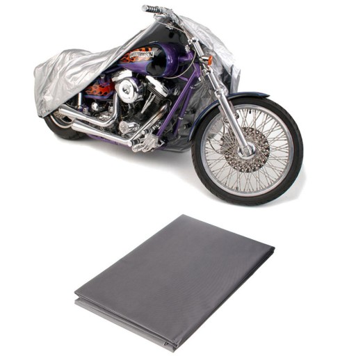 Poťah na motorku 205x125 cm sivý