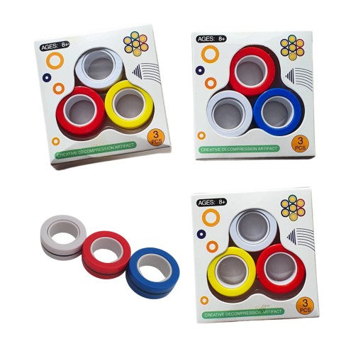 Arkádová hra Magic Ring s magnetickými kolieskami