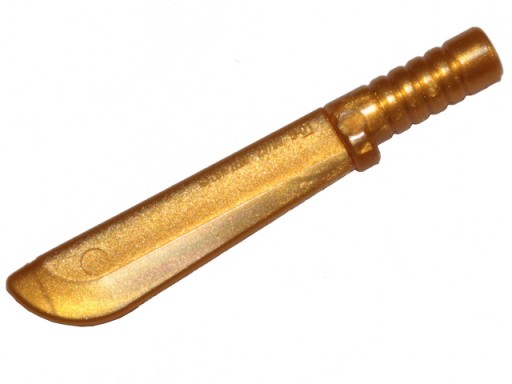 LEGO Weapon Machete Sword 29109 Gold Pearl Gold