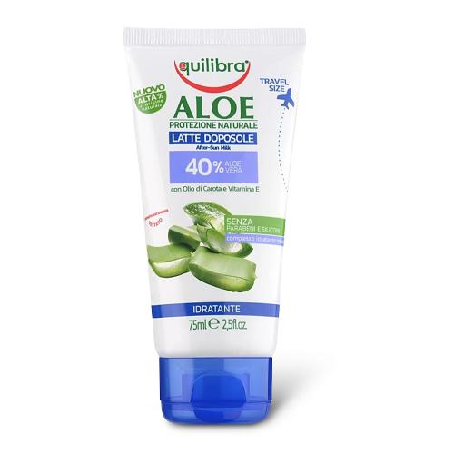 EQUILIBRA ALOE Idratante Aloe mlieko po opaľovaní, 75 ml