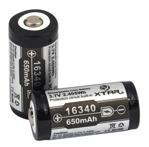 Xtar 16340 / R- CR123 3,7V Li-ion batéria 1 ks