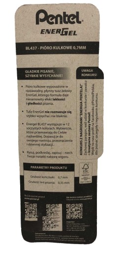EnerGel RALLY PEN 2ks RUŽOVÁ MODRÁ PENTEL