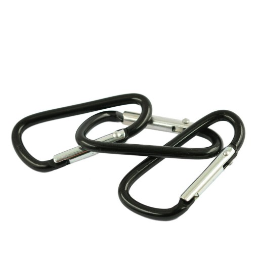 SURVIVAL EDC KARABÍNA SHAKEL ČIERNA