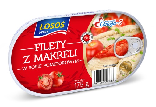 MAKERELOVÉ FILETKY V RAJKOVEJ OMÁČKE 175g LOSOS USTKA