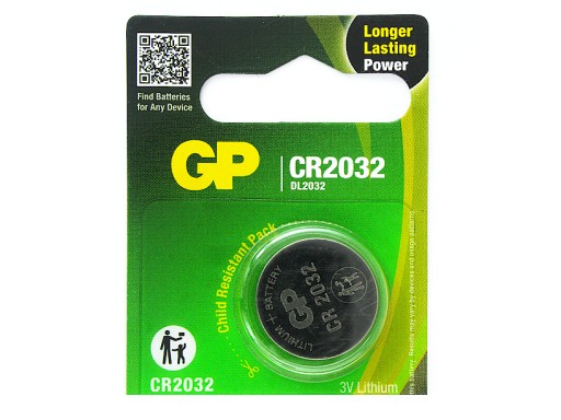 CR2032 alkalická GP BATÉRIA - 5 KS - blister